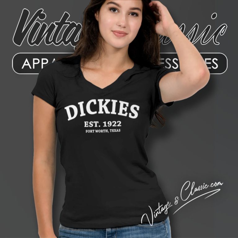 Dickies Texas Logo Original V Neck TShirt Dickies Texas Logo Original V Neck TShirt