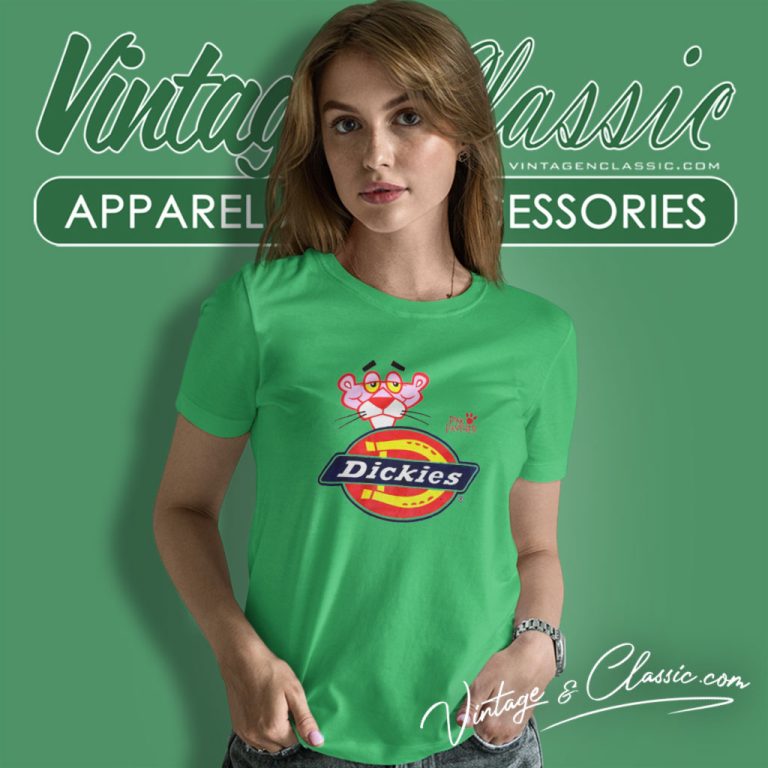 Dickies X Pink Panther Collaboration Women T Shirt Dickies X Pink Panther Collaboration Women T Shirt