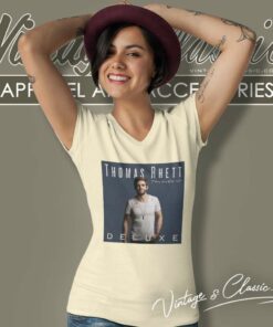 Die A Happy Man Lyrics Thomas Rhett V Neck TShirt