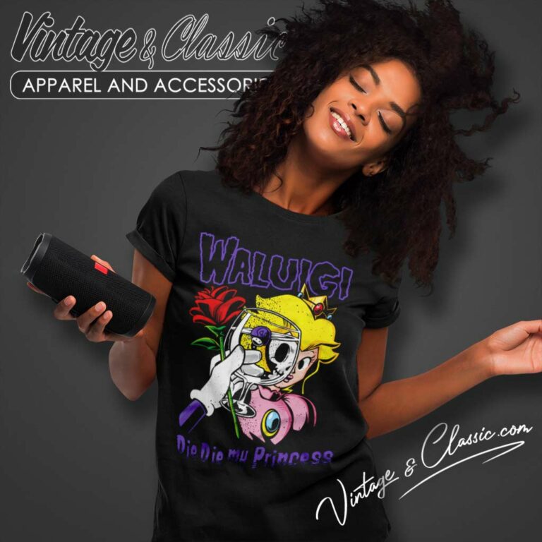 Die Die My Princess Waluigi Game Women TShirt Die Die My Princess Waluigi Game Women TShirt