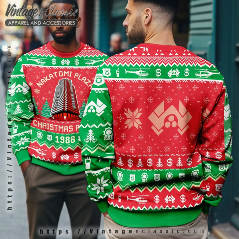 Die Hard Nakatomi Plaza Ugly Sweater Ugly Sweater men Die Hard Nakatomi Plaza Ugly Sweater Ugly Sweater men