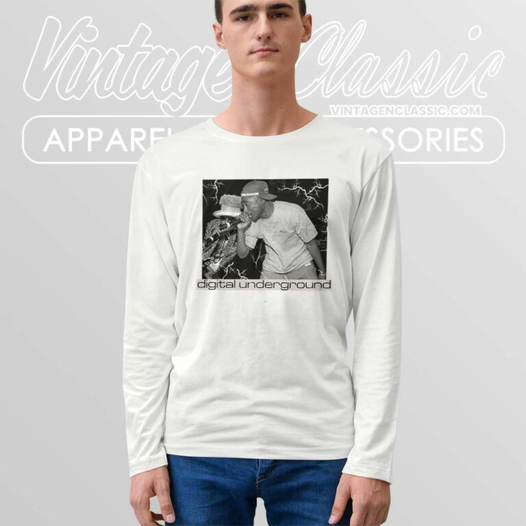 Digital Underground Tupac Shakur Long Sleeve Tee Digital Underground Tupac Shakur Long Sleeve Tee