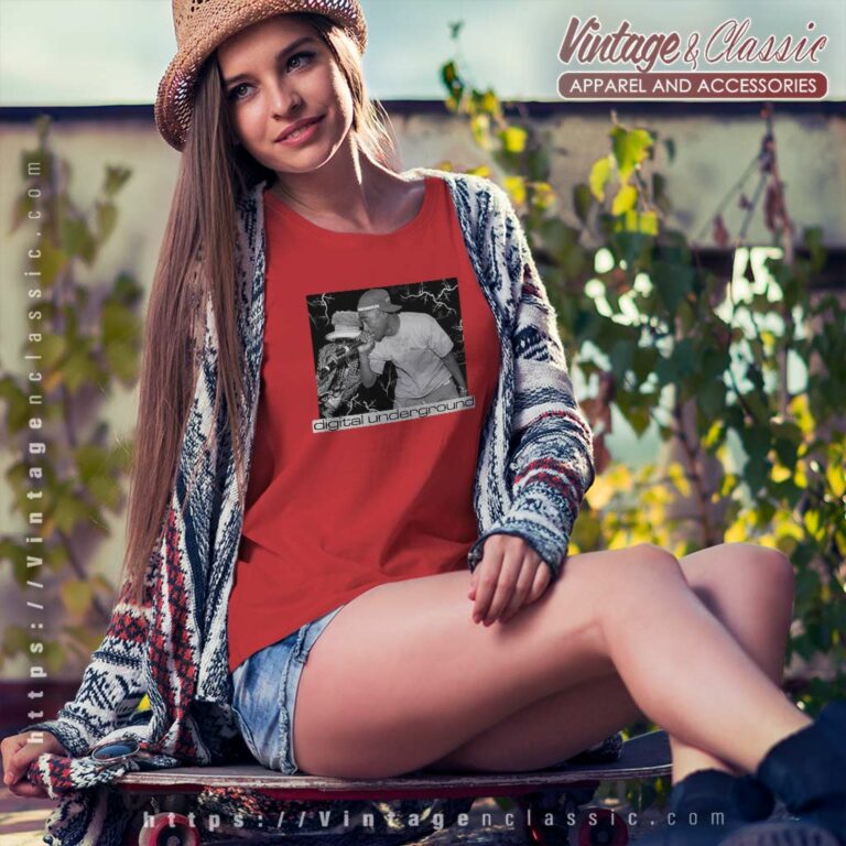 Digital Underground Tupac Shakur Women TShirt Digital Underground Tupac Shakur Women TShirt