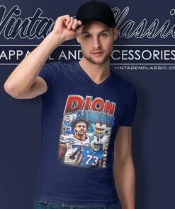 Dion Dawkins The Shnowman Buffalo Bills V Neck TShirt