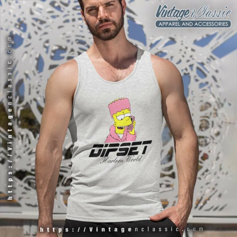 Dipset Killa Bart Simpson Tank Top Racerback Dipset Killa Bart Simpson Tank Top Racerback