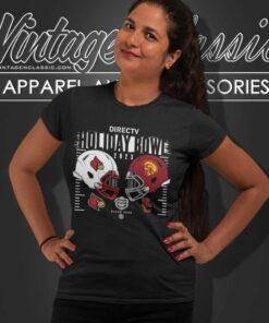 Directv Holiday Bowl Louisville Cardinals Vs Usc Trojans Women TShirt
