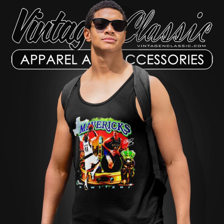 Dirk Nowitzki Dallas Mavericks Signature Tank Top Racerback Dirk Nowitzki Dallas Mavericks Signature Tank Top Racerback