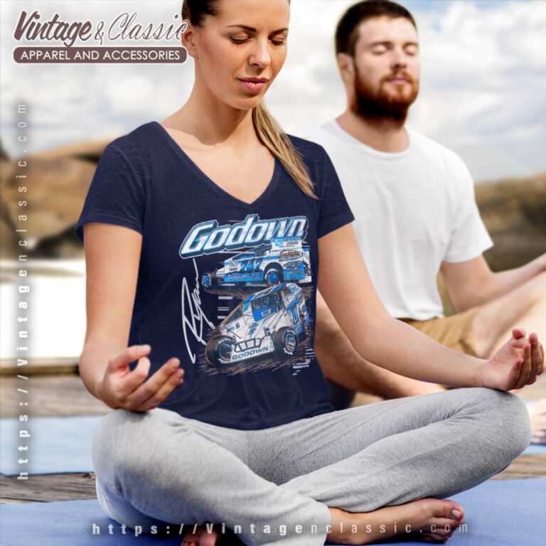 Dirt Kart Racing Ryan Godown V Neck TShirt Dirt Kart Racing Ryan Godown V Neck TShirt