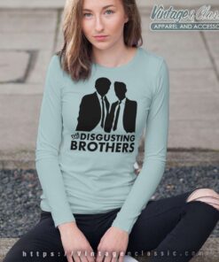 Disgusting Brothers Shirt Succession Seasons 3 And 4 Long Sleeve Tee
