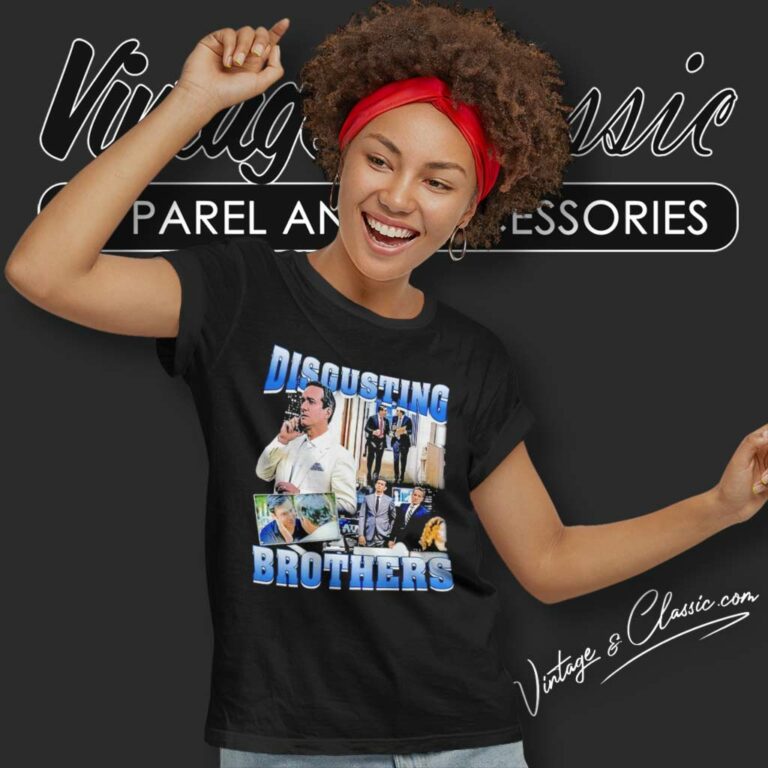 Disgusting Brothers Vintage Graphic Women TShirt Disgusting Brothers Vintage Graphic Women TShirt