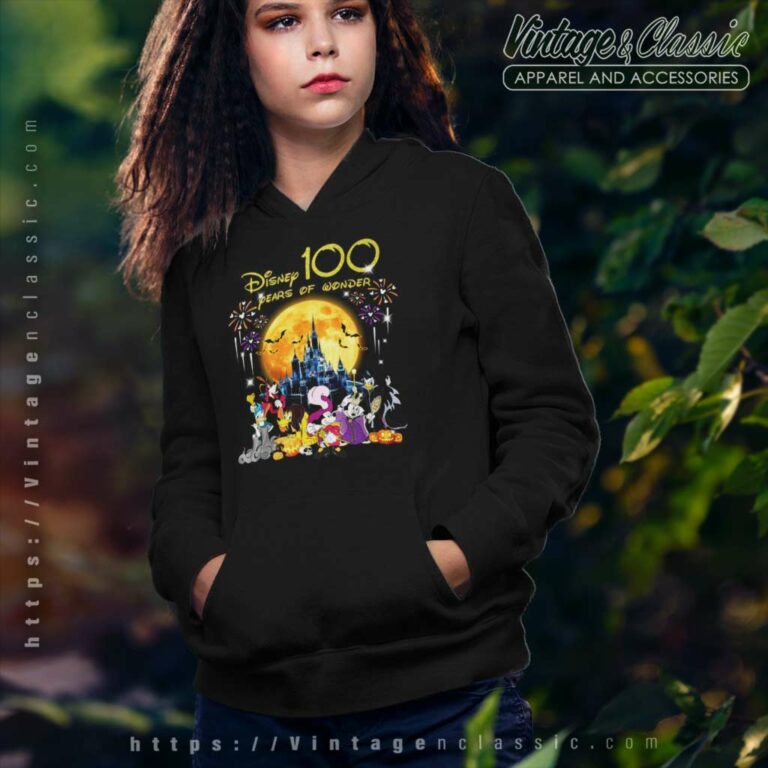 Disney 100 Years Of Wonder Halloween Hoodie Disney 100 Years Of Wonder Halloween Hoodie