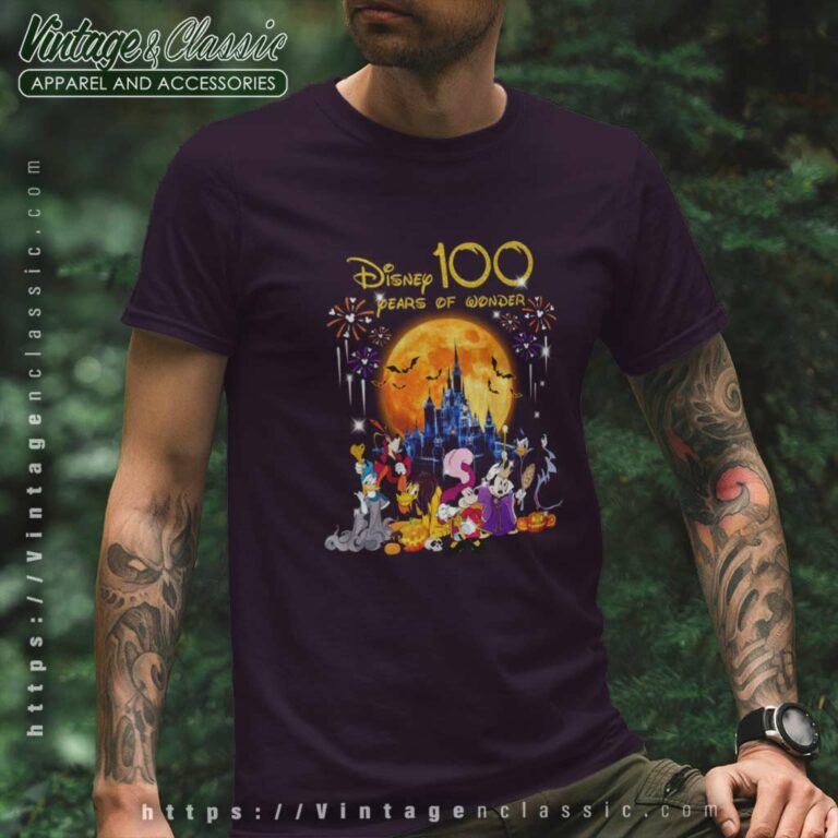 Disney 100 Years Of Wonder Halloween T Shirt Disney 100 Years Of Wonder Halloween T Shirt