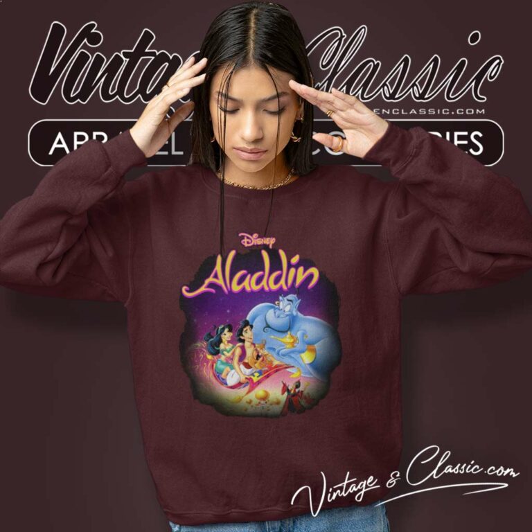 Disney Aladdin Aladdin Vhs Sweatshirt Disney Aladdin Aladdin Vhs Sweatshirt