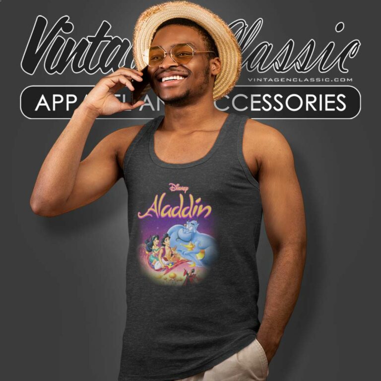 Disney Aladdin Aladdin Vhs Tank Top Racerback Disney Aladdin Aladdin Vhs Tank Top Racerback