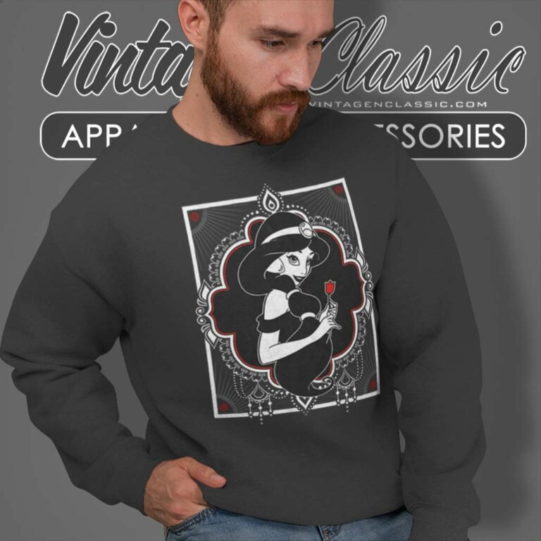 Disney Aladdin Jasmine Rose Sweatshirt Disney Aladdin Jasmine Rose Sweatshirt