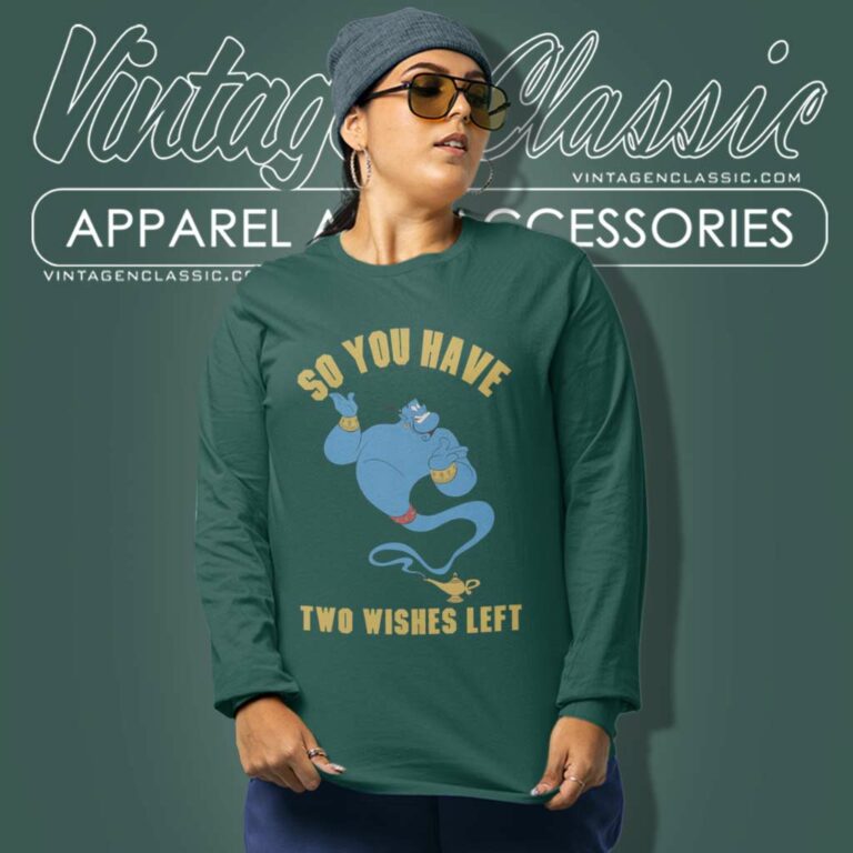 Disney Aladdin Mo Wishes Long Sleeve Tee Disney Aladdin Mo Wishes Long Sleeve Tee