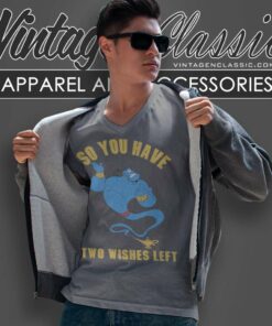 Disney Aladdin Mo Wishes V Neck TShirt