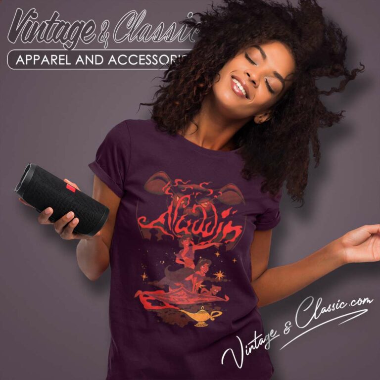 Disney Aladdin Screen Women TShirt Disney Aladdin Screen Women TShirt