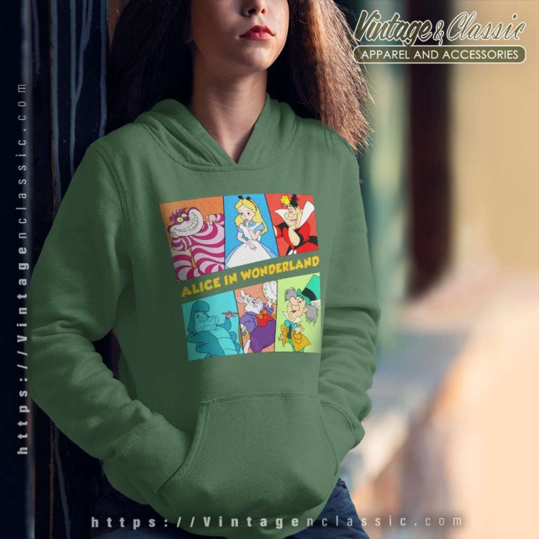 Disney Alice In Wonderland Characters Shirt Hoodie Disney Alice In Wonderland Characters Shirt Hoodie