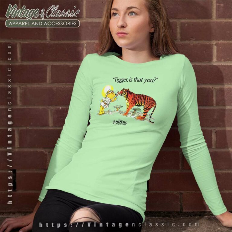Disney Animal Kingdom Tigger Is That You Winnie The Pooh Long Sleeve Tee Disney Animal Kingdom Tigger Is That You Winnie The Pooh Long Sleeve Tee