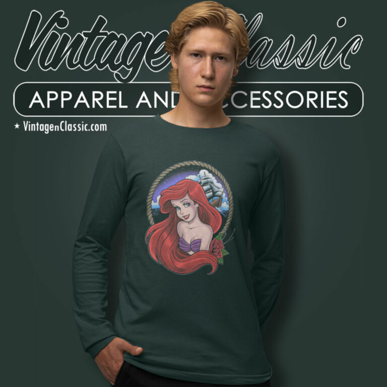 Disney Ariel Rope Frame Long Sleeve Tee Disney Ariel Rope Frame Long Sleeve Tee