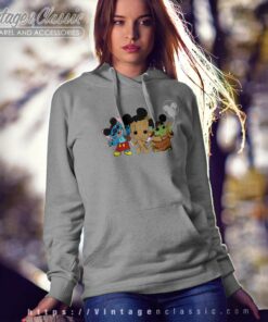 Disney Baby Yoda Stitch Groot Hoodie