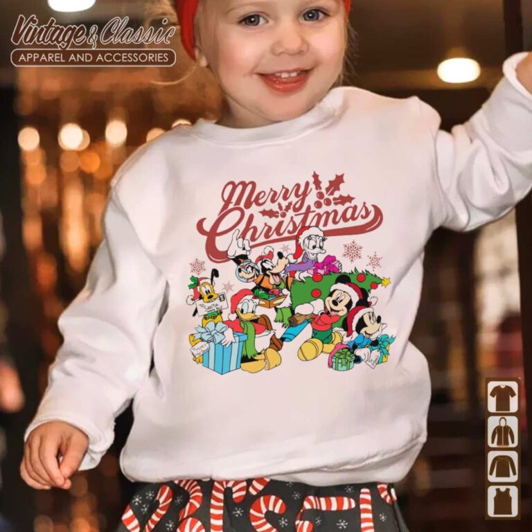 Disney Christmas Vintage youth shirt Mickey And Friends Family Disney Christmas Vintage youth shirt Mickey And Friends Family