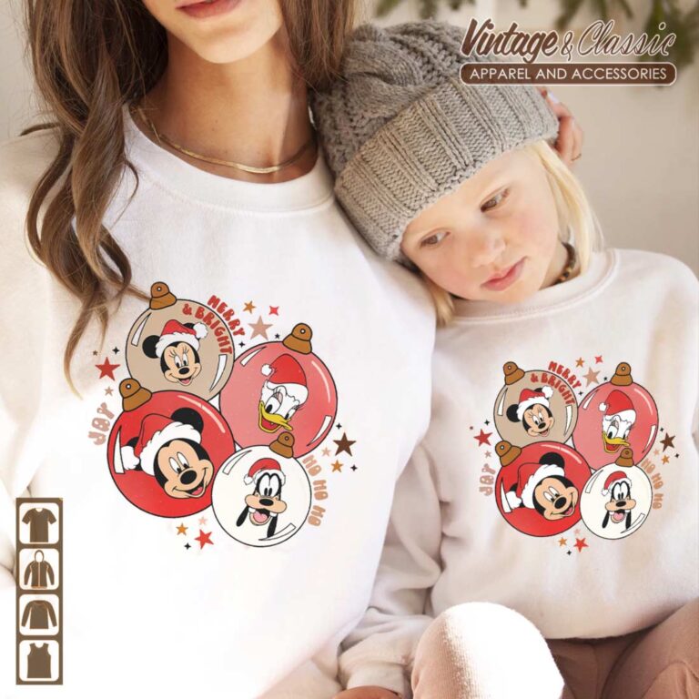 Disney Christmas Shirt, Vintage Mickey And Friends Disney Christmas Shirt, Vintage Mickey And Friends