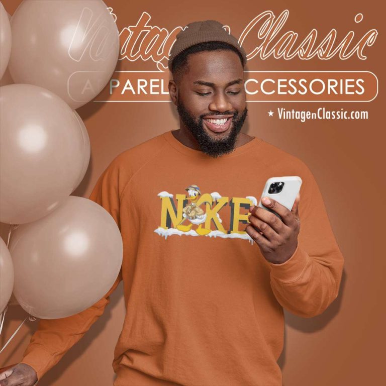 Disney Donald Duck And Snow Logo Nike Shirt Sweatshirt Disney Donald Duck And Snow Logo Nike Shirt Sweatshirt