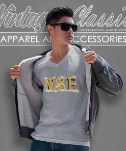 Disney Donald Duck And Snow Logo Nike Shirt V Neck TShirt