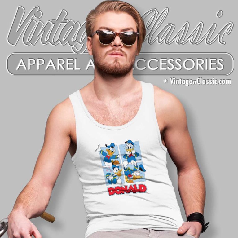 Disney Donald Duck Tank Top Racerback Disney Donald Duck Tank Top Racerback