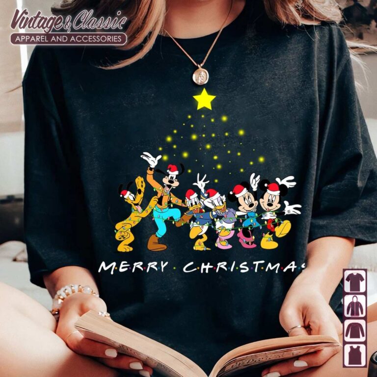 Disney Donald and Friends Christmas Tree Shirt Sweatshirt Disney Donald and Friends Christmas Tree Shirt Sweatshirt
