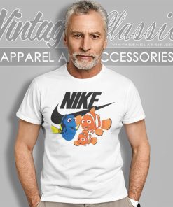 Disney Finding Dory Nemo Nike Logo T Shirt