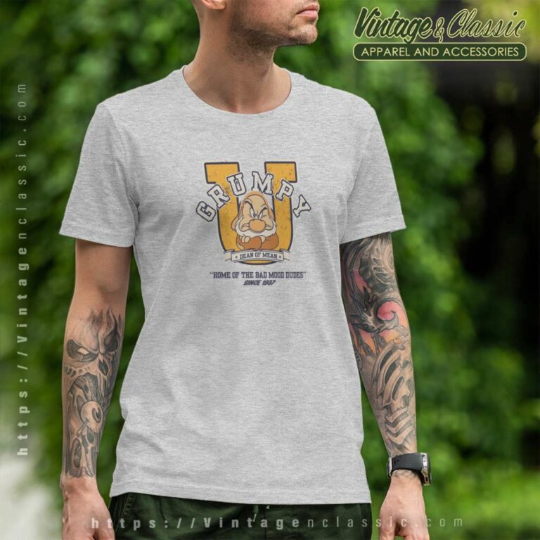 Disney Grumpy University T Shirt Disney Grumpy University T Shirt