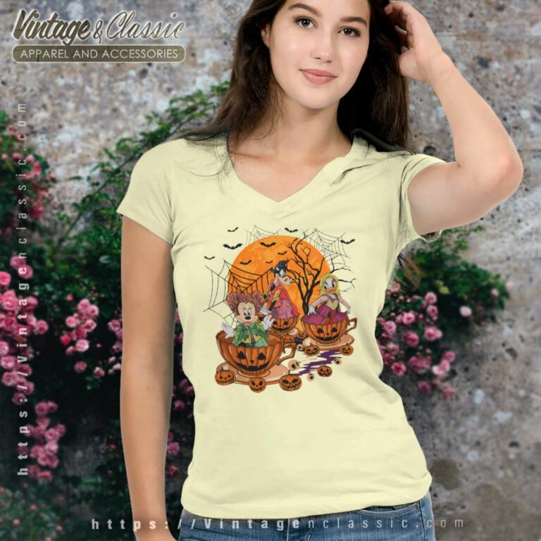 Disney Halloween Hocus Pocus V Neck TShirt Disney Halloween Hocus Pocus V Neck TShirt
