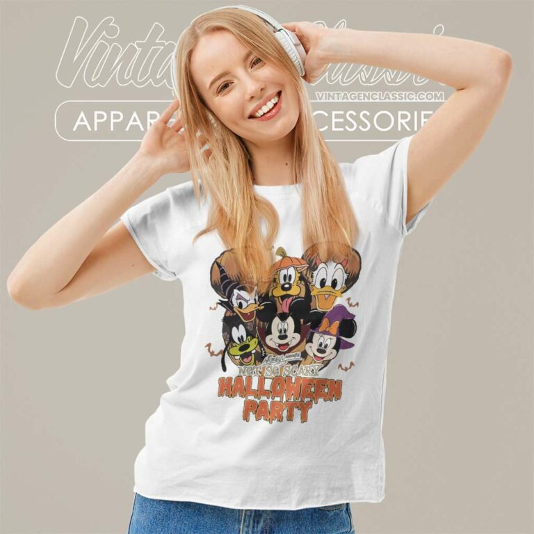 Disney Halloween Shirt Mickeys Not So Scary Halloween Party Women TShirt Disney Halloween Shirt Mickeys Not So Scary Halloween Party Women TShirt