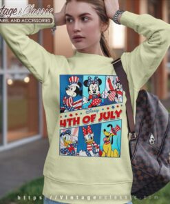 Disney Happy 4th Of July American Freedom Sweatshirt