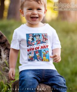 Disney Happy 4th Of July American Freedom kids Tshirt