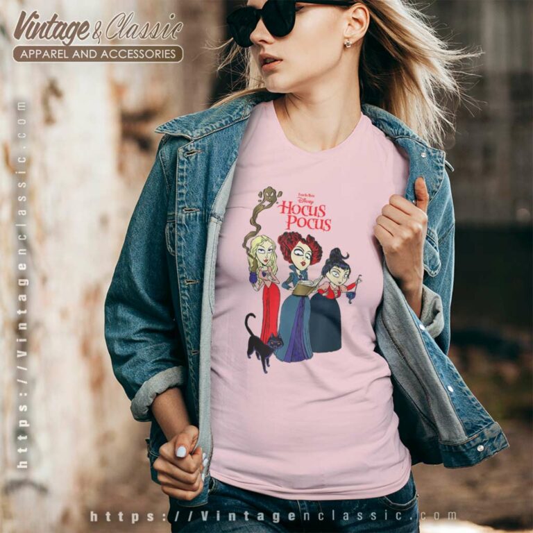 Disney Hocus Pocus Sanderson Sisters Witch V Neck TShirt Disney Hocus Pocus Sanderson Sisters Witch V Neck TShirt