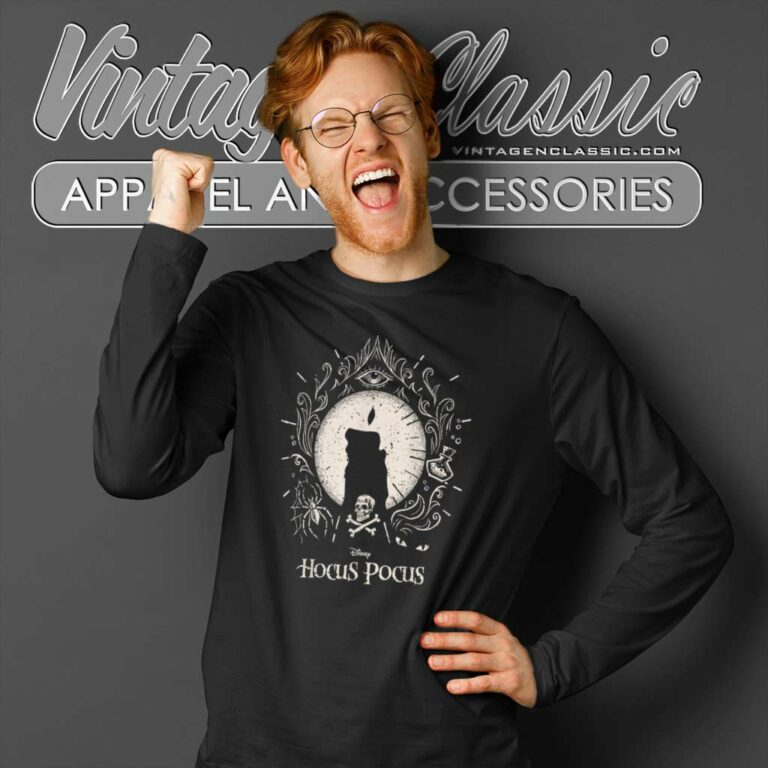 Disney Hocus Pocus Shirt Black Flame Long Sleeve Tee Disney Hocus Pocus Shirt Black Flame Long Sleeve Tee