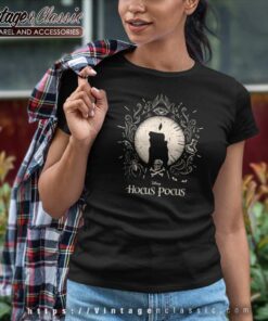 Disney Hocus Pocus Shirt Black Flame 5 Disney Hocus Pocus Shirt Black Flame Women TShirt