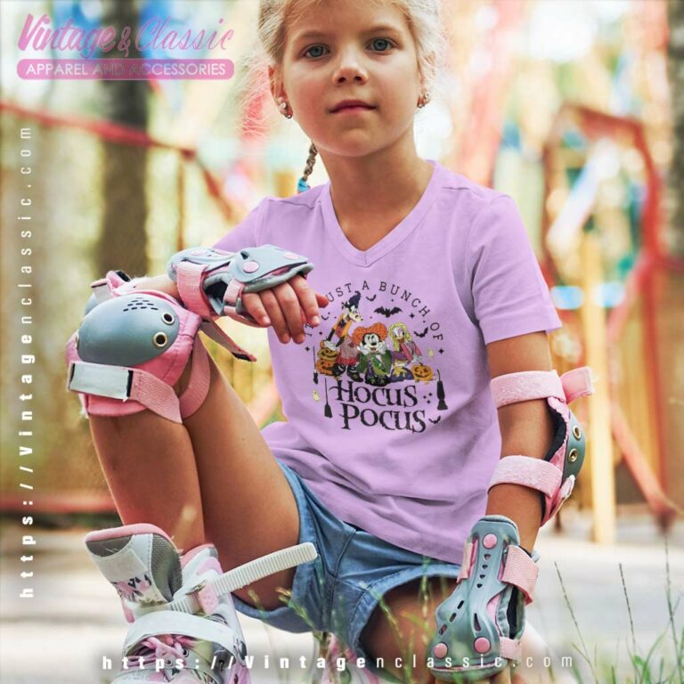 Disney Hocus Pocus Shirt Its Just A Bunch kids Vneck Disney Hocus Pocus Shirt Its Just A Bunch kids Vneck