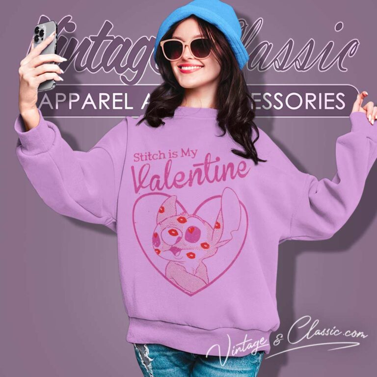 Disney Lilo Stitch Valentine Sweatshirt Disney Lilo Stitch Valentine Sweatshirt