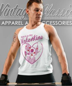 Disney Lilo Stitch Valentine Tank Top Racerback