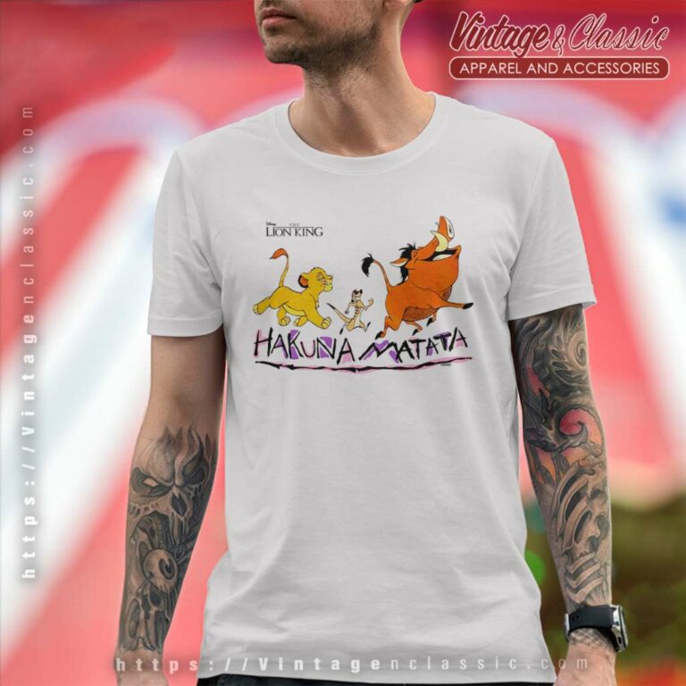 Disney Lion King Hakuna Matata Movie T Shirt Disney Lion King Hakuna Matata Movie T Shirt