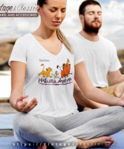Disney Lion King Hakuna Matata Movie V Neck TShirt
