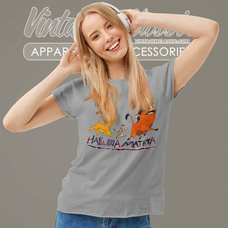 Disney Lion King Hakuna Matata Movie Women TShirt Disney Lion King Hakuna Matata Movie Women TShirt