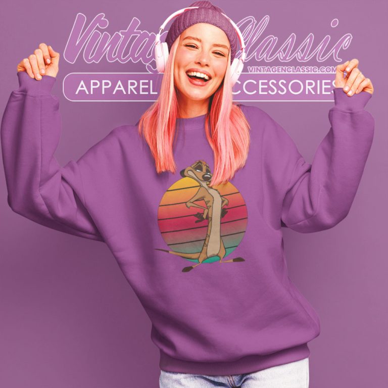 Disney Lion King Timon Sunset Sweatshirt Disney Lion King Timon Sunset Sweatshirt