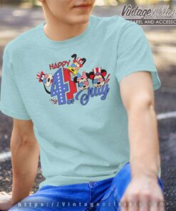 Disney Mickey 4th Of July Flag T Shirt