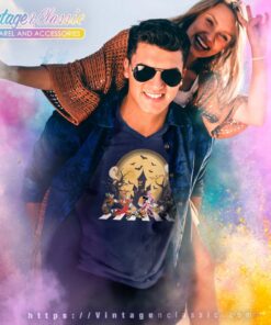 Disney Mickey And Friend Halloween V Neck TShirt